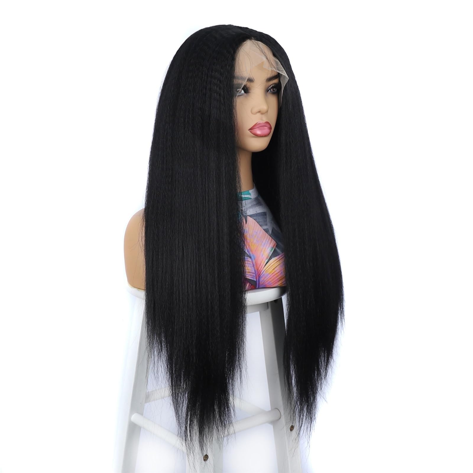 Codzienna peruka do włosów dla kobiet Slightly Curved Lace Fluffy Long Wig Headband For Commuting Party Styling do użytku na imprezę przebranie na karnawał