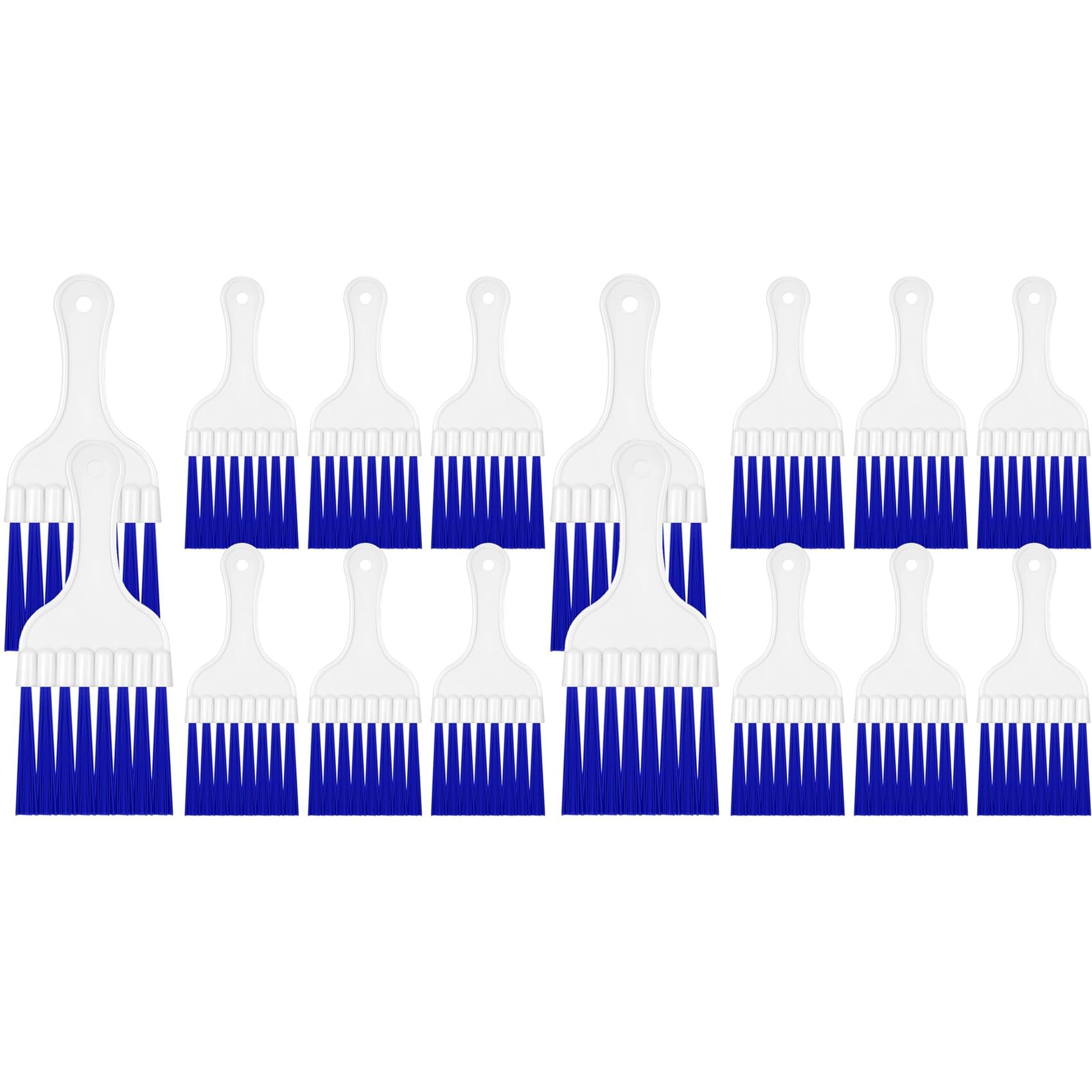 Remingtape White & Blue Air Conditioner Condenser Cleaning Brush Refrigerator Coil Brush Hvac Coil Cleaner Brush Small Plastic Brush