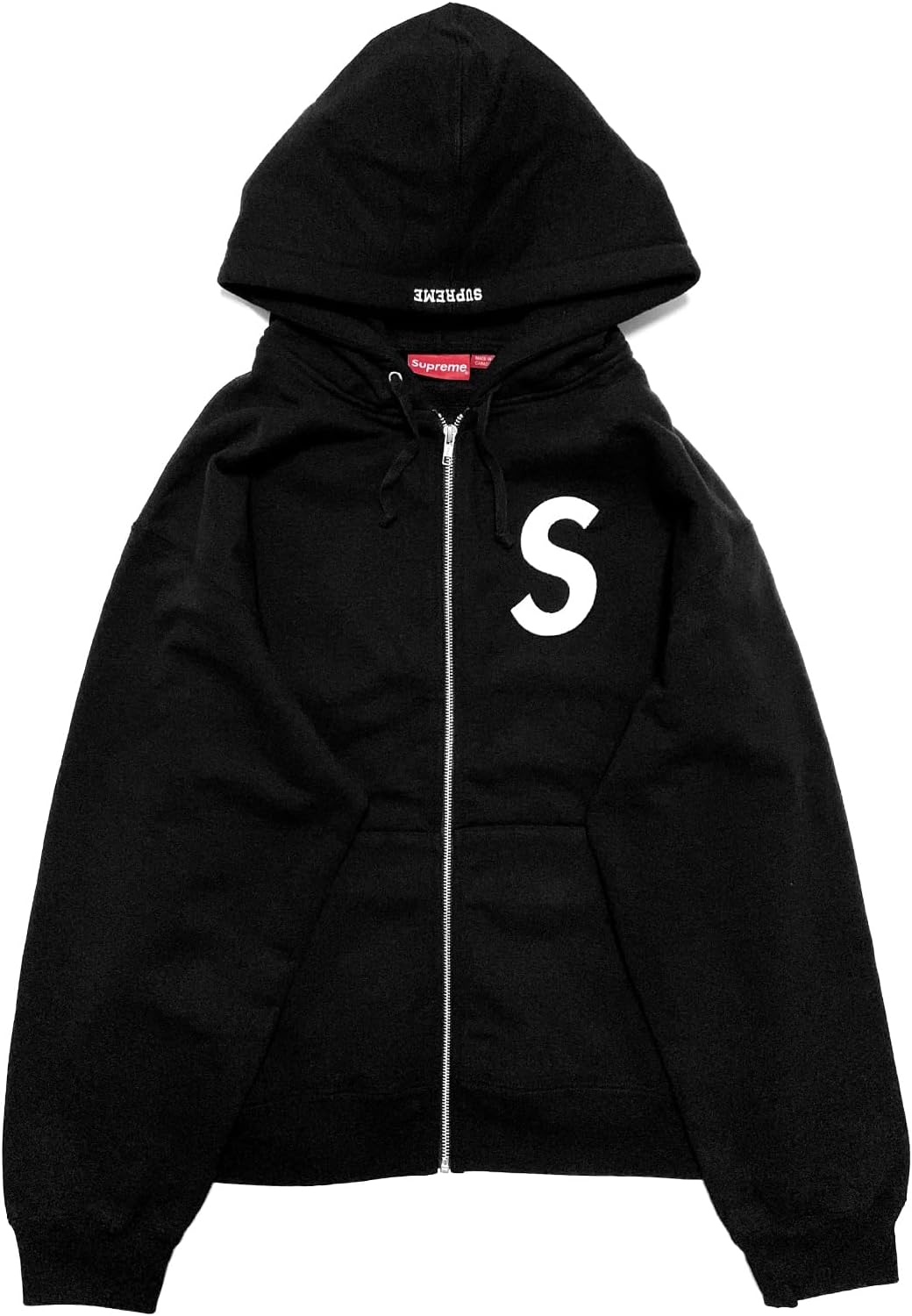 24FW Supreme Sロゴ ジップアップ スウェット パーカー ☆23AW WEEK3☆Supreme S Logo Zip Up Hooded Sweatshirt