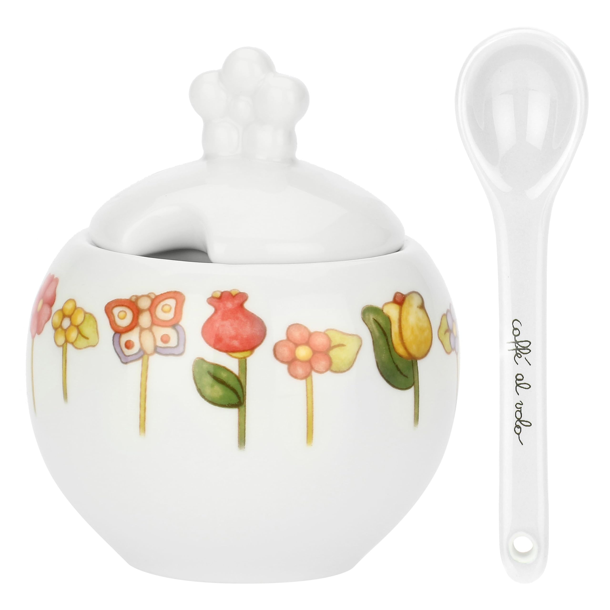 Zuccheriera in porcellana Set di 2 zuccheriere in ceramica