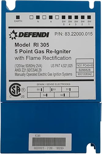 WP8286828 RI 305 - Módulo de chispa de reencendido de gas de 5 puntos para rango de gas Whirlpool