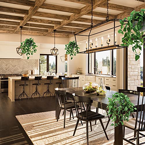 Tnntopele Hanging Plant Fake Hanging Plants With Pots, 2 Pack Artificial Hanging Plants, Faux Anthurium Leaf Hanging Basket Plant For Wall Home Room Indoor Outdoor Decor #TOP5