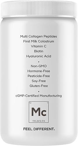 Miniatura 9 de Codeage Polvo de calostro multicolágeno platino  Péptidos de colágeno bovino hidrolizados alimentados con pasto, suplemento de calostro bovino