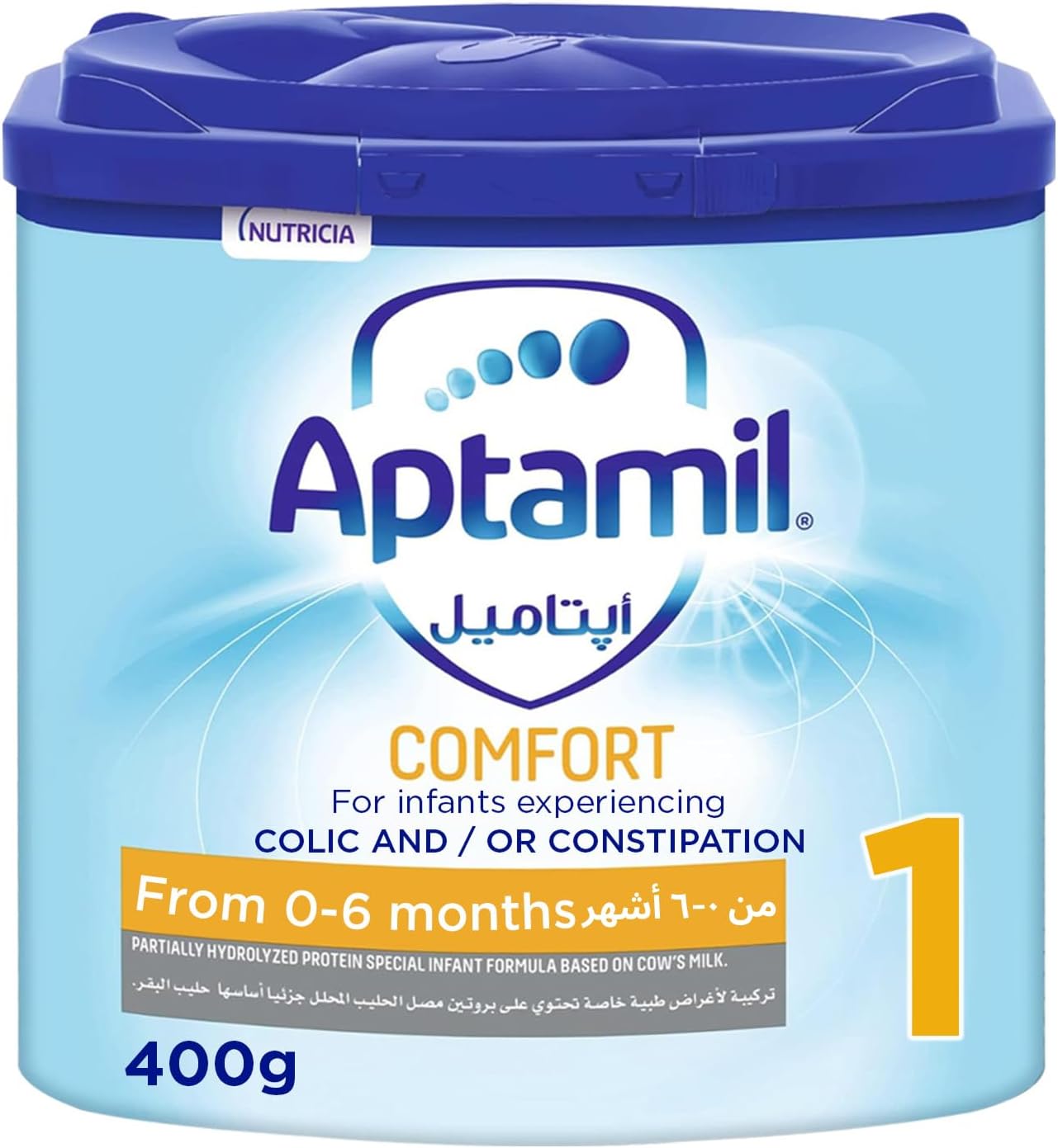 Aptamil Comfort 1 Infant Formula Milk From 0-6 Months, Dietary Management of Colic & Constipation, Easy To Use Pack, 400g
