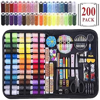 Sewing Kit, 200 Premium Sewing Supplies, 41 XL Thread Spools, Suitable for Traveller