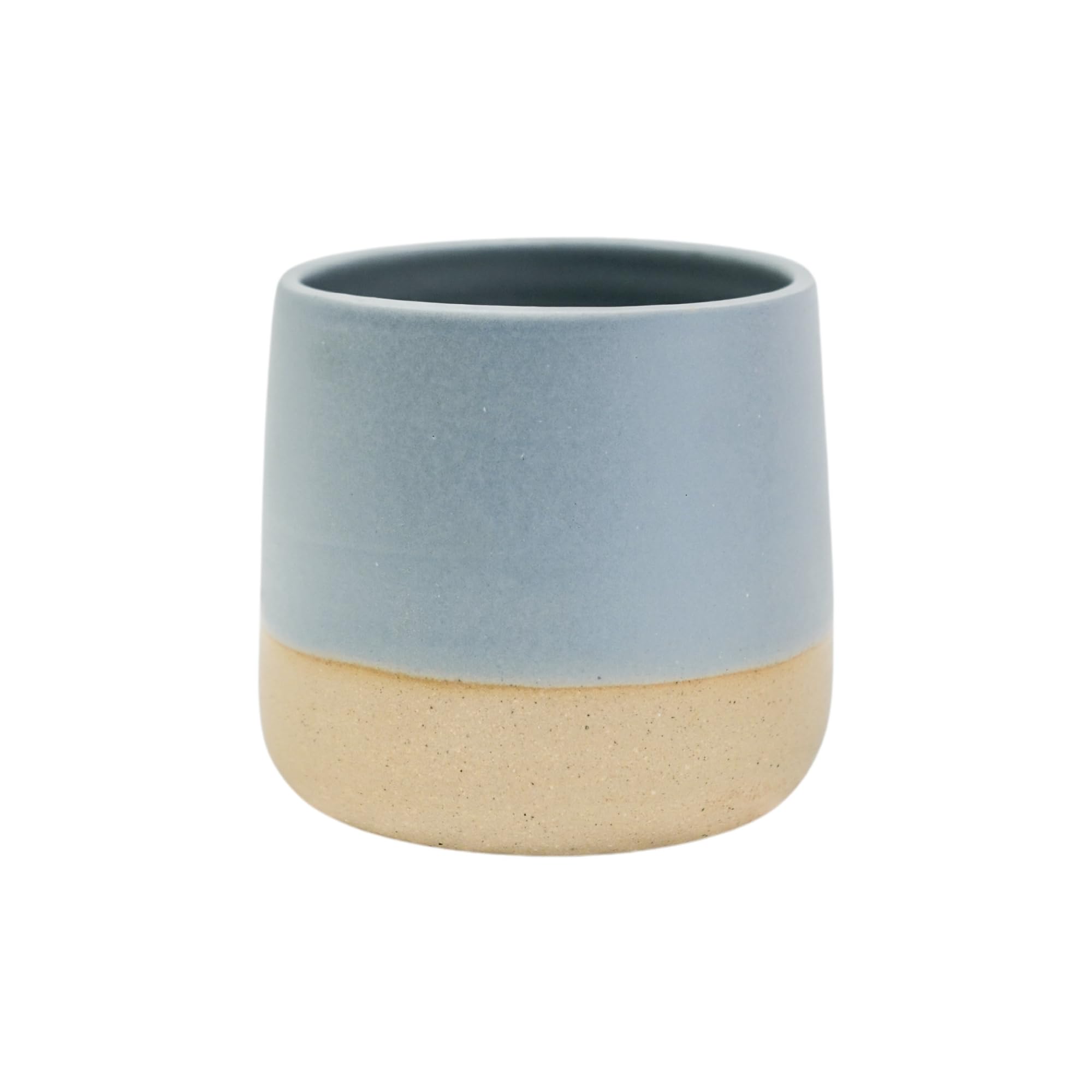 Ivyline Cornflower Blue Plant Pot Planter, Ceramic, Medium