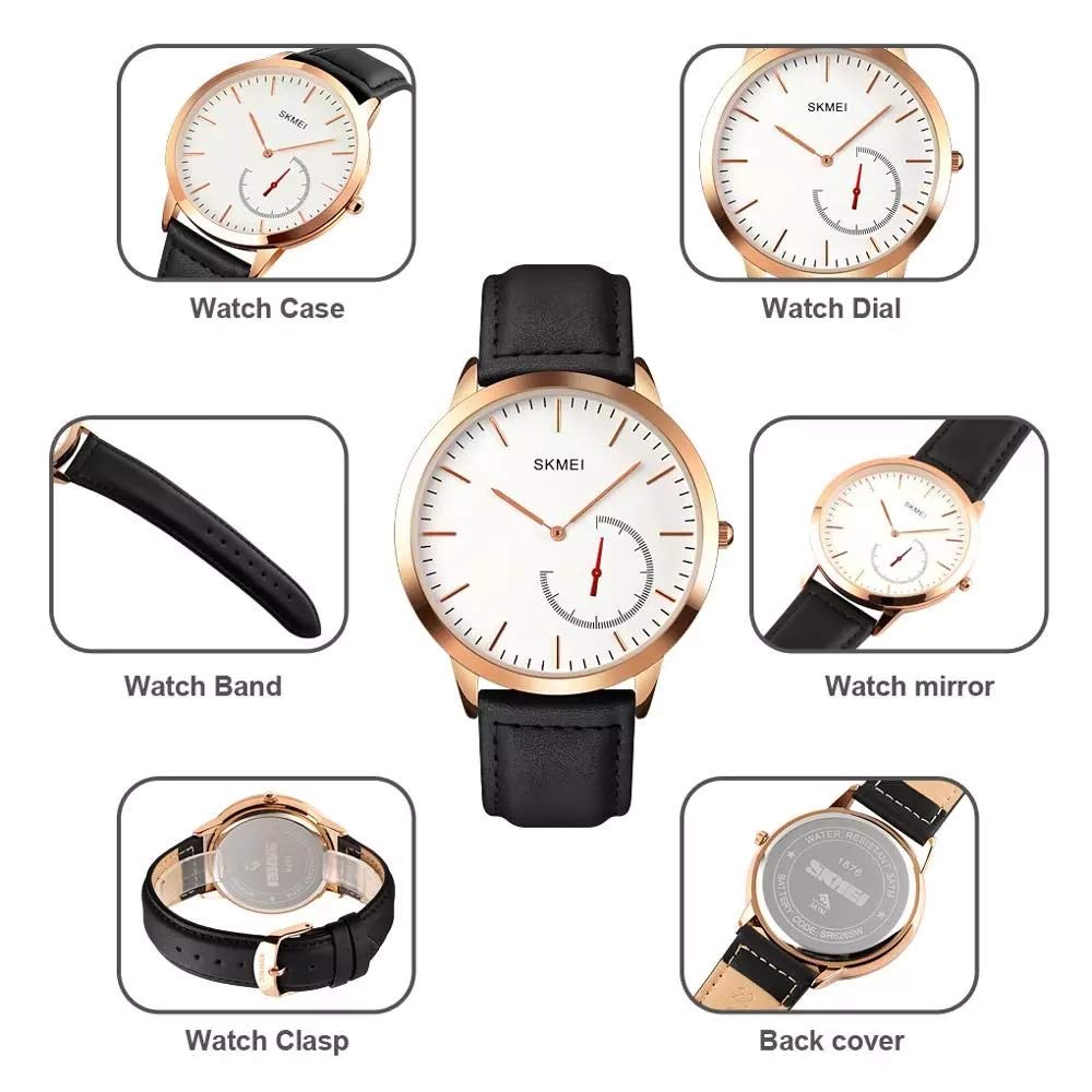MASTOP Orologi da donna da donna da donna con cinturino in pelle rossa con quadrante a diamante analogico al quarzo orologio da polso impermeabile regalo classico casual retrò cinturino