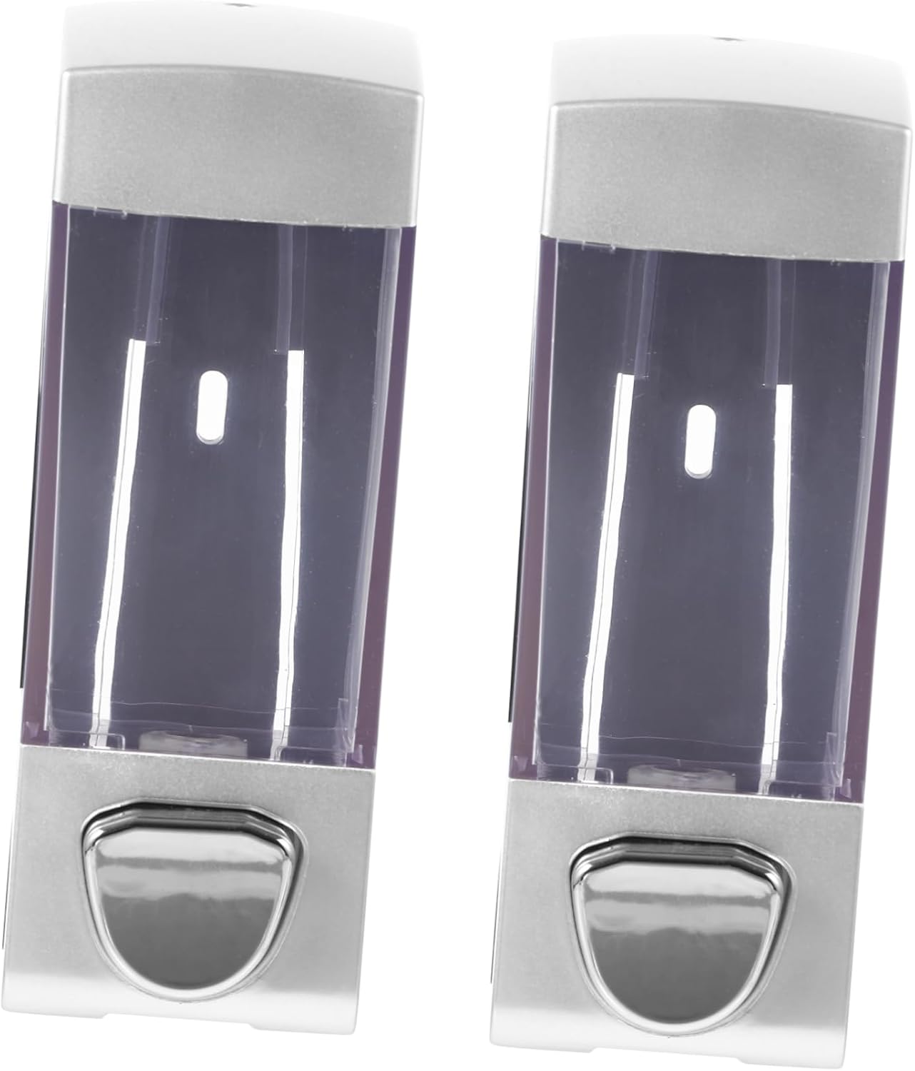 2pcs Soap Dispenser Shampoo Bathroom Dispenser Wall Mount