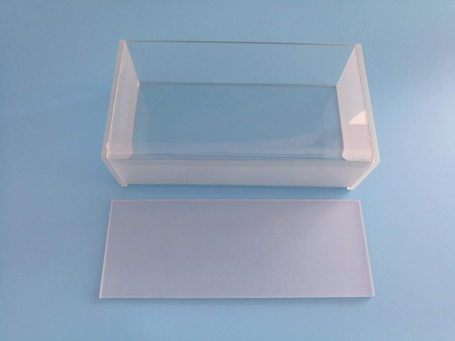 TAF1010 TLC Developing Tank with Lid Flat Bottom LxH: 10 x 10cm TLC Developing Chamber