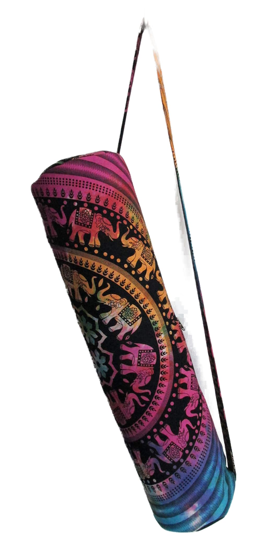 ICC Yoga Mat Bag for Women & Men,Travel Yoga Gym Bag for 1/4" 1/3" Thick Exercise Yoga Mat, Full-Zip Yoga Mat Carrier Bag for Class workout Park with Pockets and Adjustable Strap Multi Elephant (B07ZT7GMXF) Amazon Price History, Amazon Price Tracker