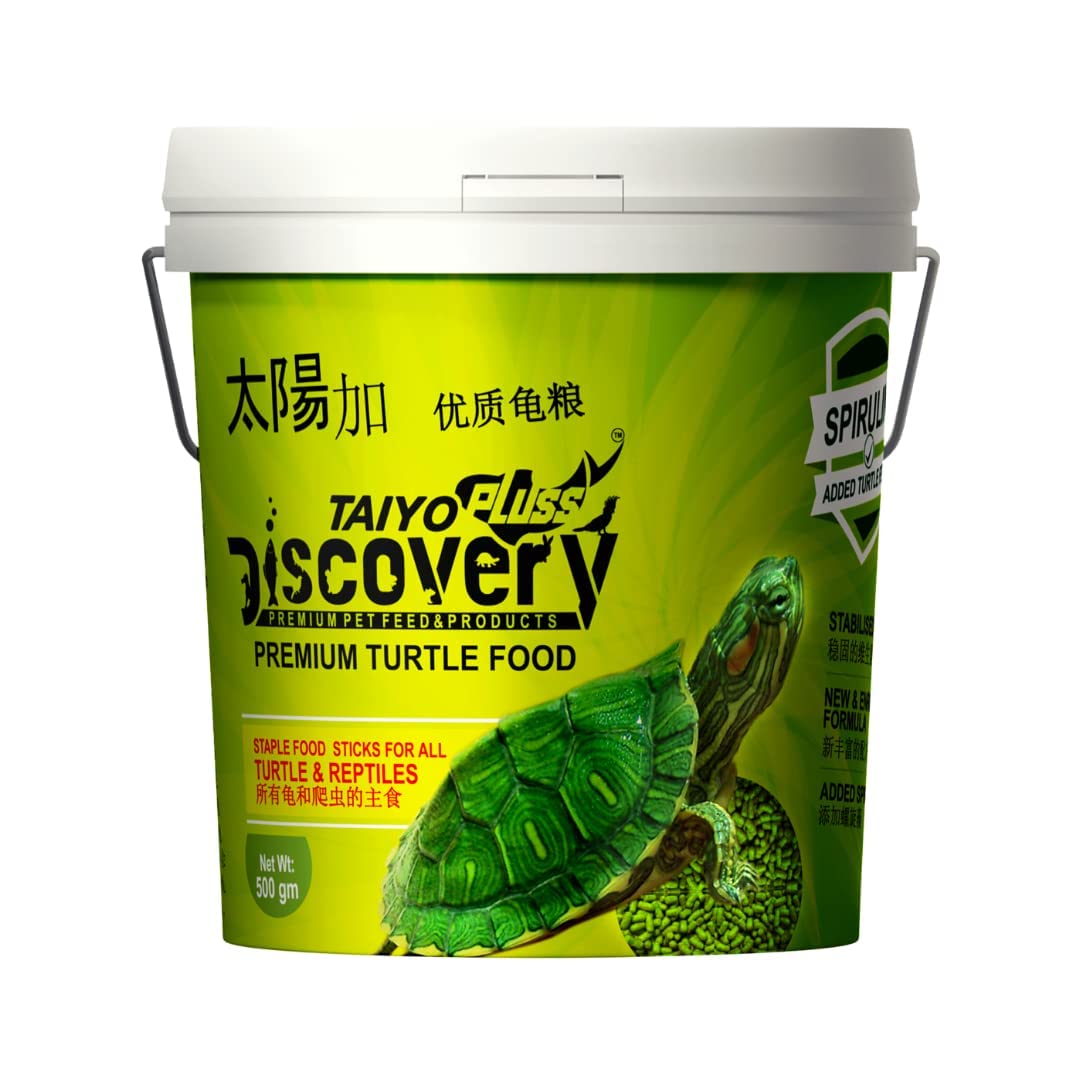 TED TABBIESTaiyo Pluss Discovery Premium Turtle Food (500gms Container).