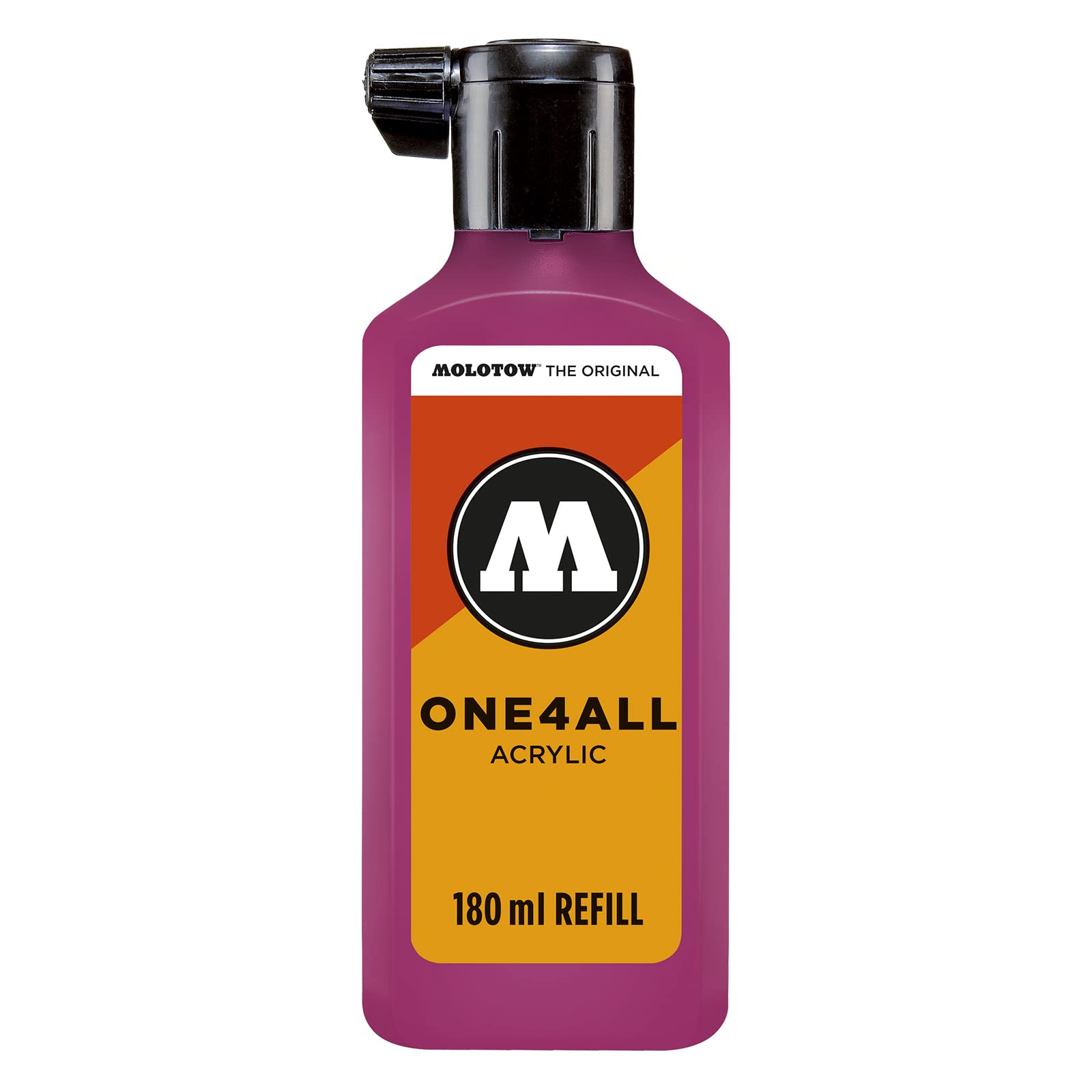 Molotow ONE4ALL Refill Acrylic, Colour 232 Magenta, 180 ml, Refill Ink for Permanent Marker โ image 1