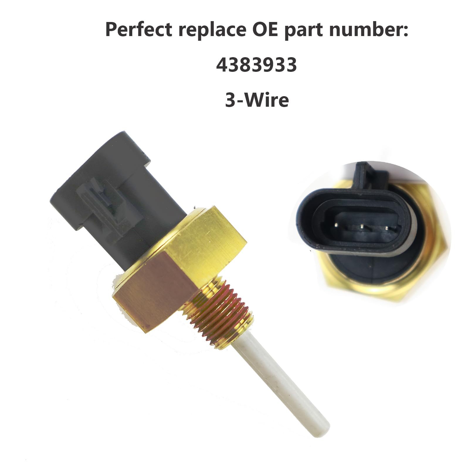 Amazon.com: kmdiesel 4383933 3-Wire Coolant Level Sensor Switch