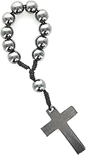 Chapelet dizainier en pierres d'Hématite - Chapelet dizainier - Culte Chrétien en Pierres Hématite