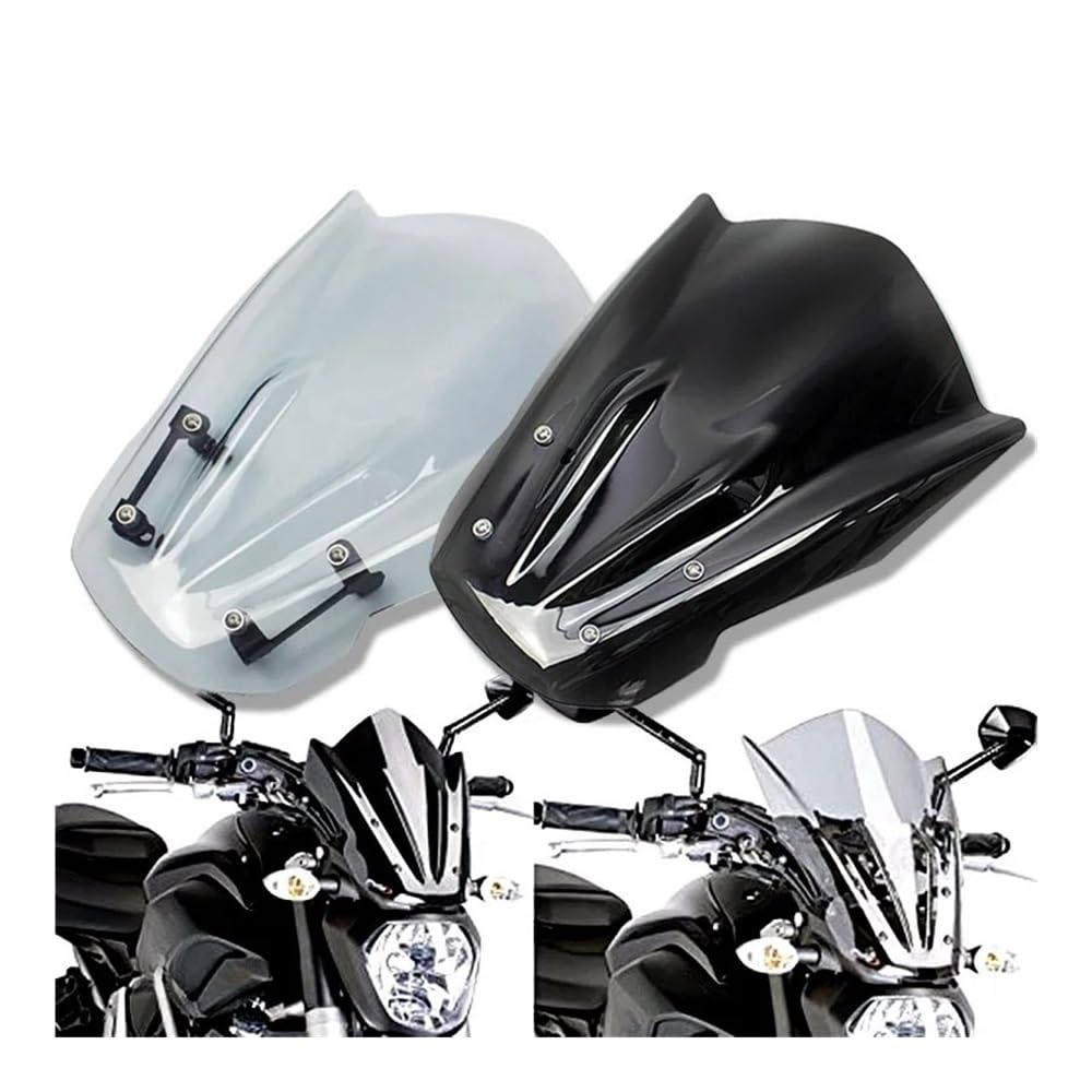 D'écran Déflecteurs Moto Pare-Brise De Moto Pare-Brise Pare-Brise pour MT07 FZ07 2013 2014 2015 2016 2017 2018 2019 2020