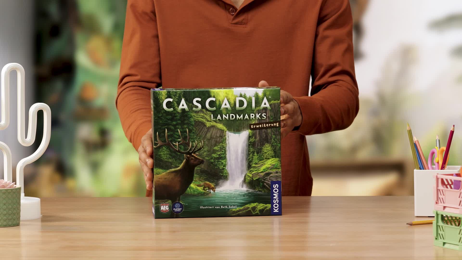 Buy KOSMOS 683955 Cascadia - Landmarks, Game of the Year 2022, Supplement for 5-6 People and Expansion in One Box, Board Game for 2-6 People from 10 Years Online at Low Prices in India