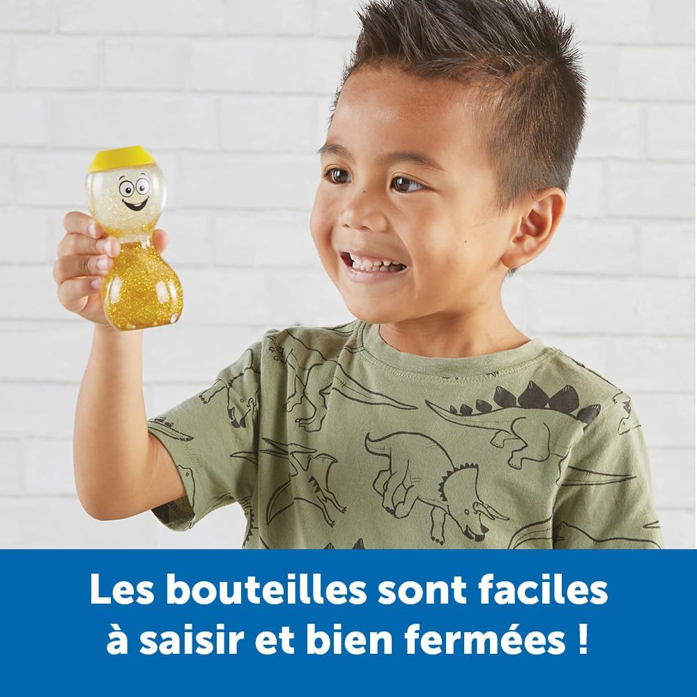 hand2mind Express Your Feelings Botellas sensoriales, juguetes de