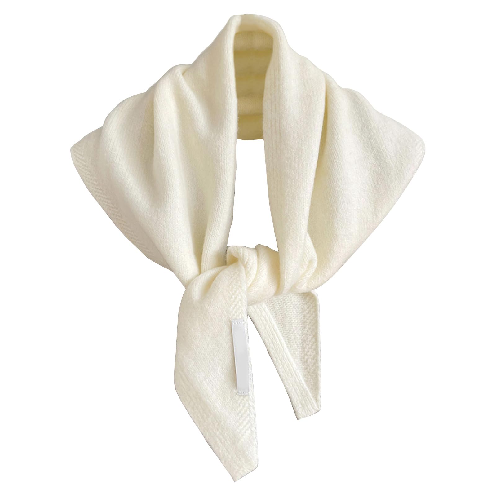 divuukyi Decorative Triangular Shawl Knitted Scarf Breathable Knitwear Fichu Shawl For Outdoor Indoor Warm Scarf Women Headwear