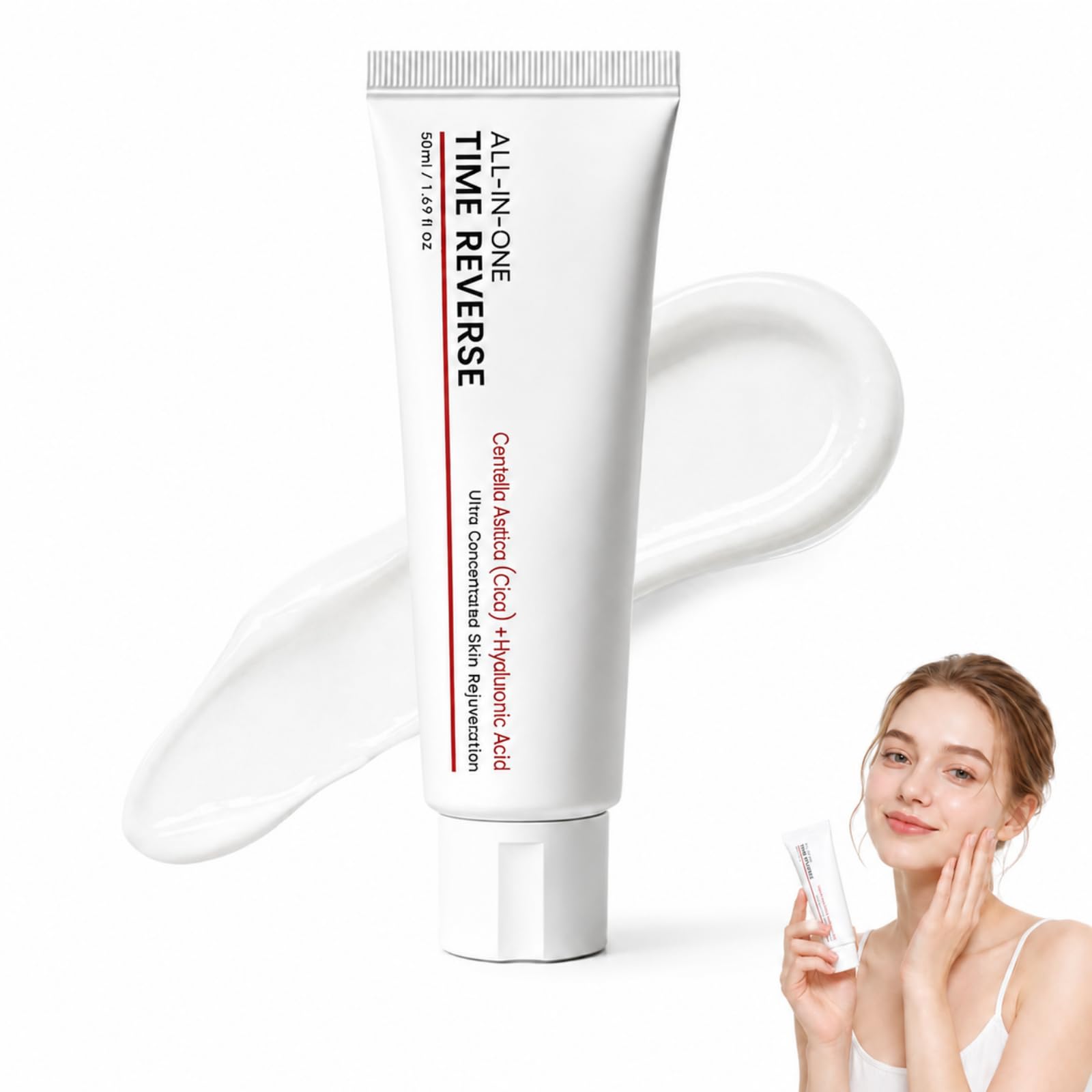 Koriderm Cream Hyaluron Feuchtigkeitscreme Für Gesicht Augenpartie Hals Und Tägliche Hautpflege (50ml *1)