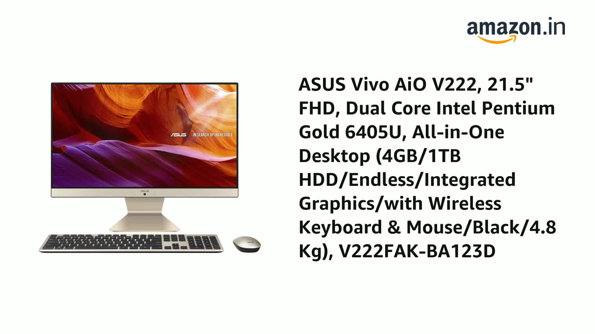 【専用】ASUS Vivo Aio V222FAK 動画編集に最適 専用】ASUS Vivo Aio V222FAK 動画編集に最適