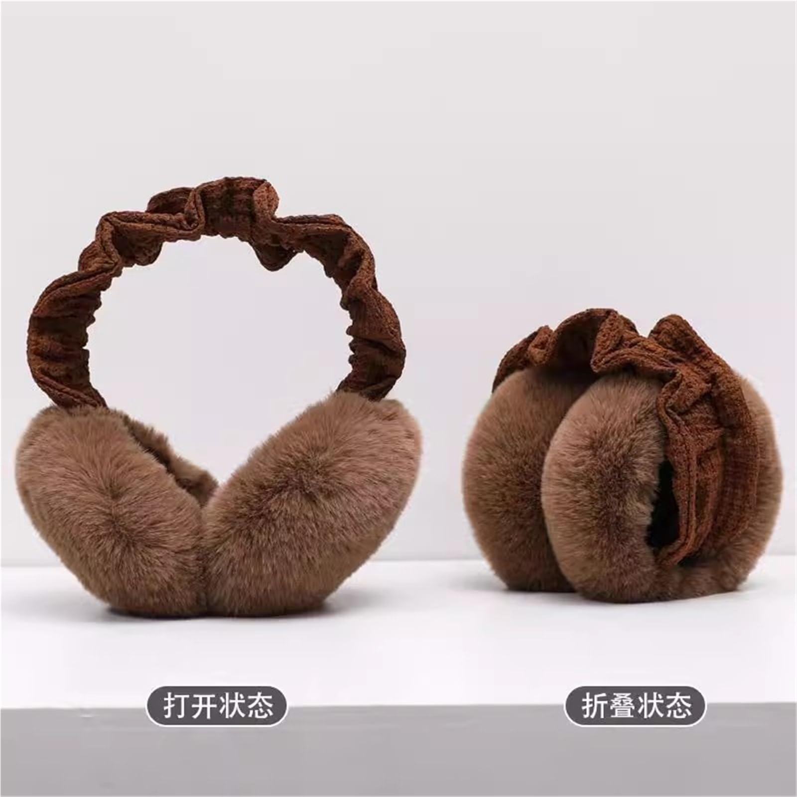 Cache Oreille Protège-Oreilles Cache-oreilles Chauds Et Épais En Peluche For Une Utilisation À L'extérieur La Maison Classique Chaud