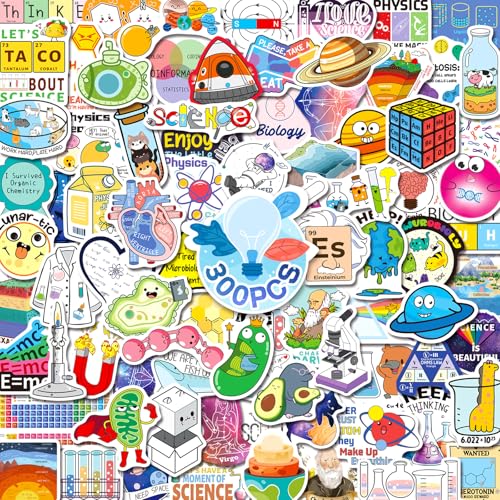 zheyistep 300 PCS Natural Science Stickers for Students Teachers