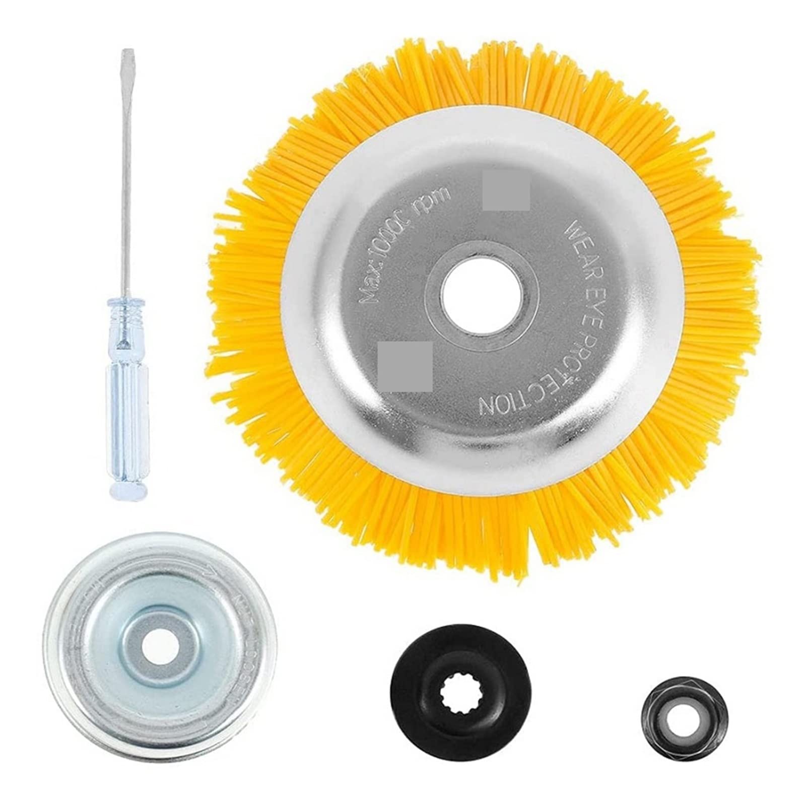 200mm głowica trymera Nylon pielenie kosa do zarośli głowica trymera do trawy ogród narzędzia tnące do kosiarka do trawy liny ze słomy narzędzia do przycinania fangzi (Material : Weeding head