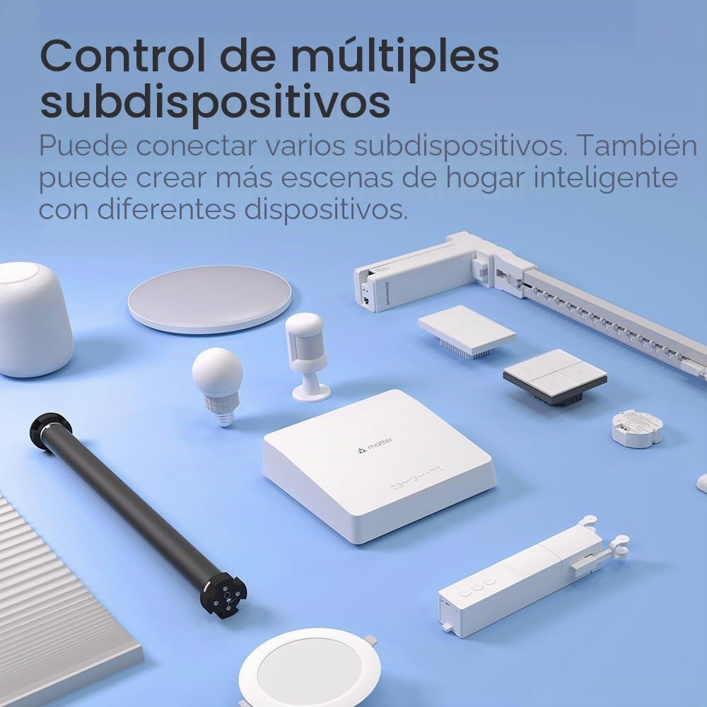 BENEXMART Matter Smart Home Hub, Thread & Tuya Zigbee 3.0, controla tus dispositivos conectados