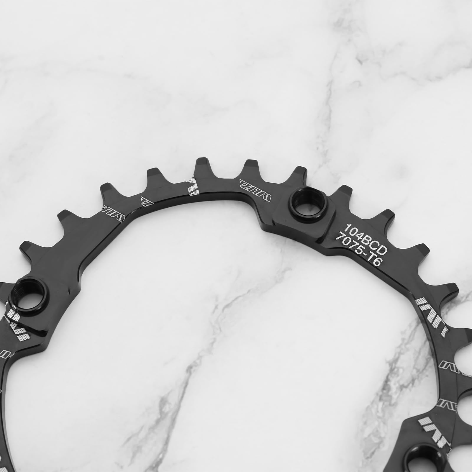 ECSiNG 104BCD - Corona per bicicletta stretta e larga, 30 denti, corona singola rotonda per bici da strada a 8, 9, 10, 11, 12 velocità, mountain bike, BMX e MTB