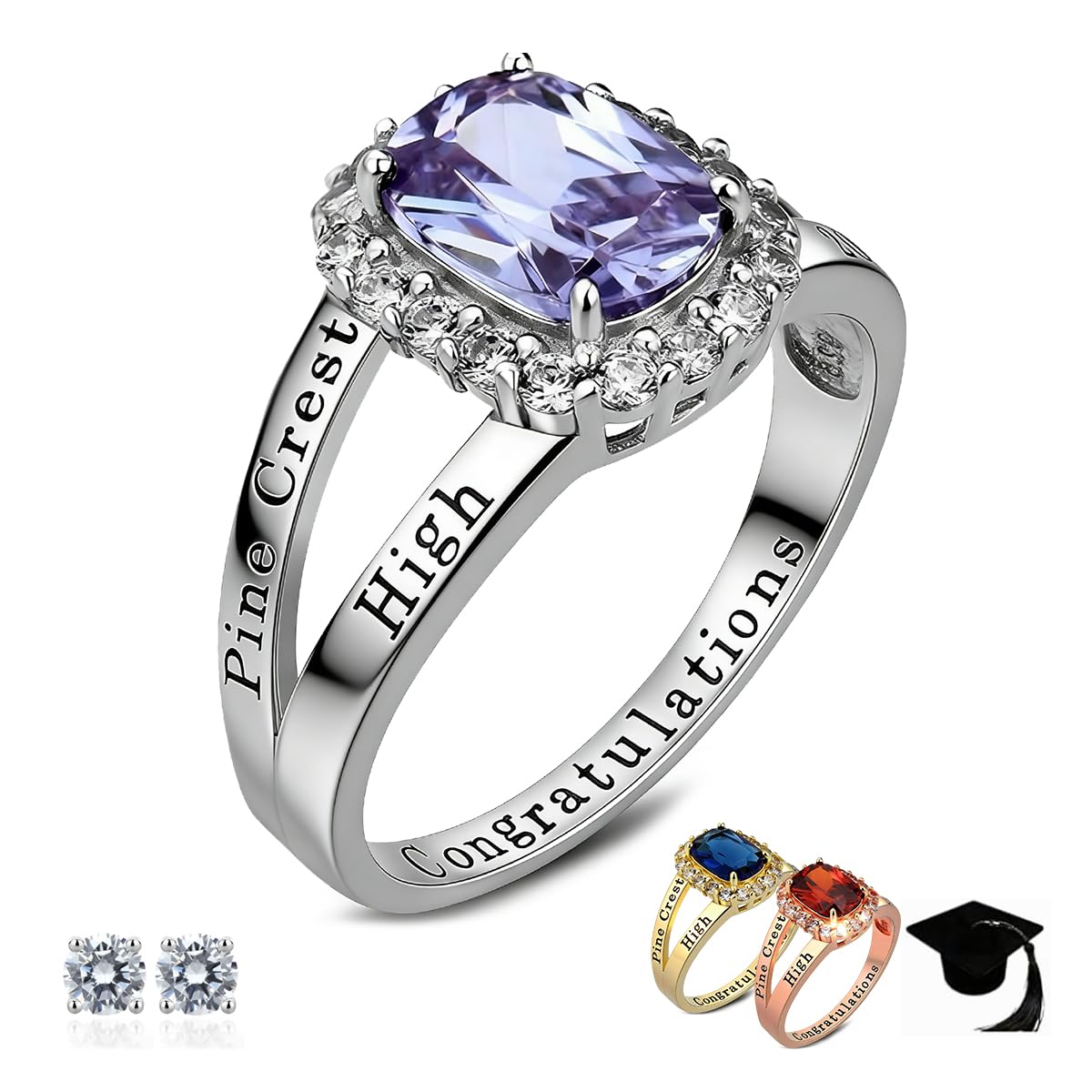 High School Class Ring for Women 2026