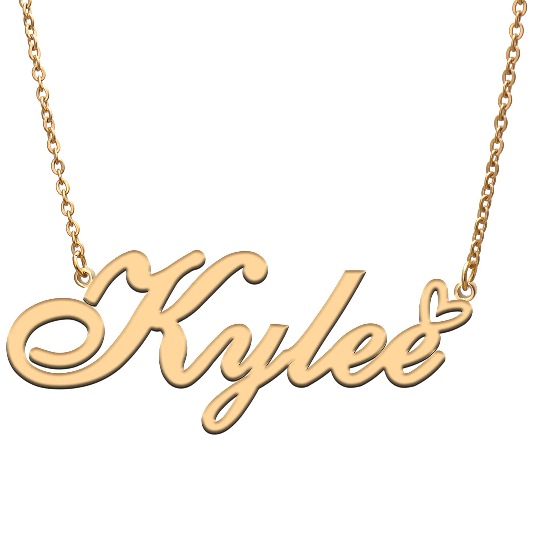 Aaliyah Couple Name Necklace Choker Necklaces For Women Mother Daughter Necklace Gold Nameplate Bridesmaid Gift Gold, Stainless Steel, No Gemstone