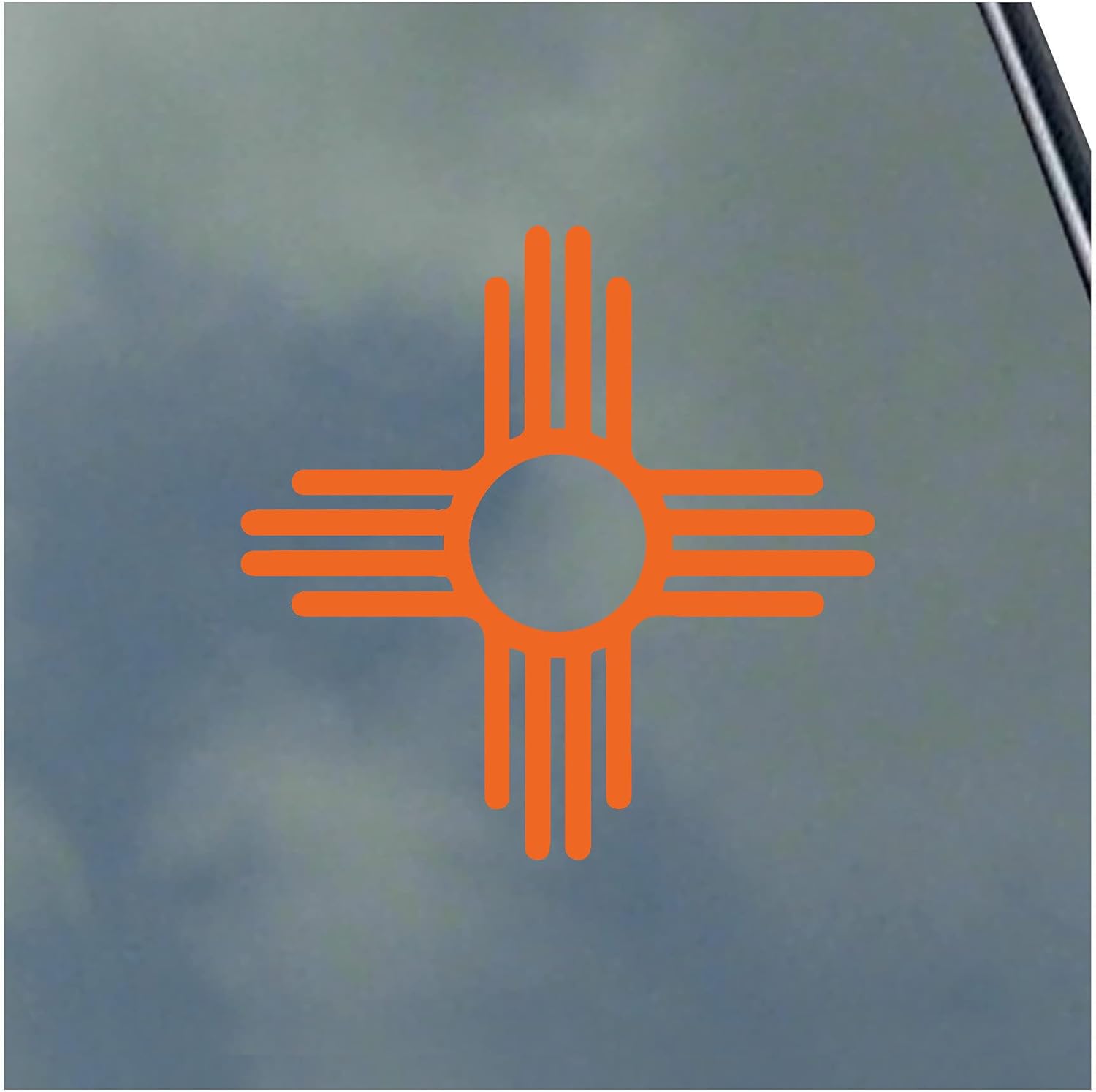 Amazon.com: Zia Vinyl Sticker Decal Native American Symbol Rune Creator ...