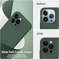 Vista 142 de FireNova Designed for iPhone 13 Pro Max Case, Silicone [Camera Protection] Phone Case with [2 Screen Protectors], Soft Anti-Scratch Microfiber Deep