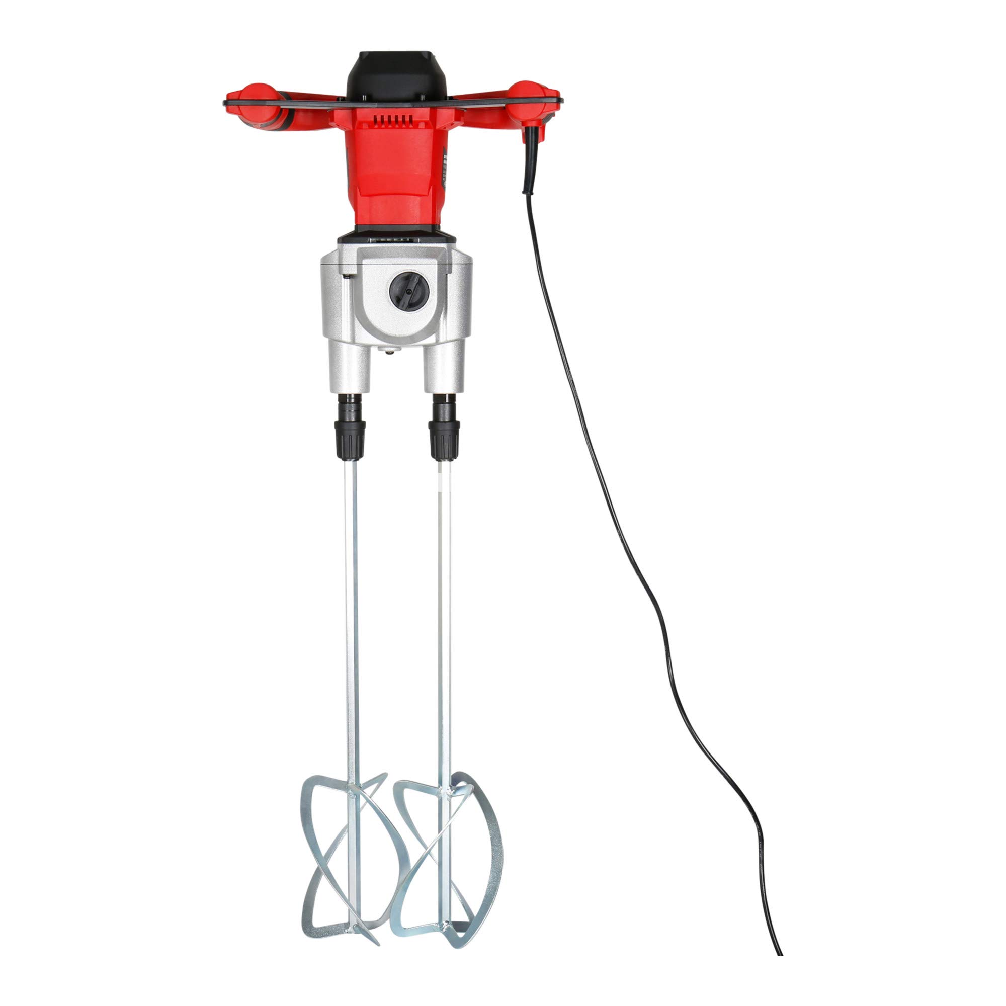 STIER Doppel Rührwerk RW240, Nennleistung: 1800 W, Nennumdrehungen: 200-480/300-750 rpm, Max. Mischvolumen: 120 l, zur Mischung von zähflüssiger Farbe, Mörtel, uvm, Mörtelrührer