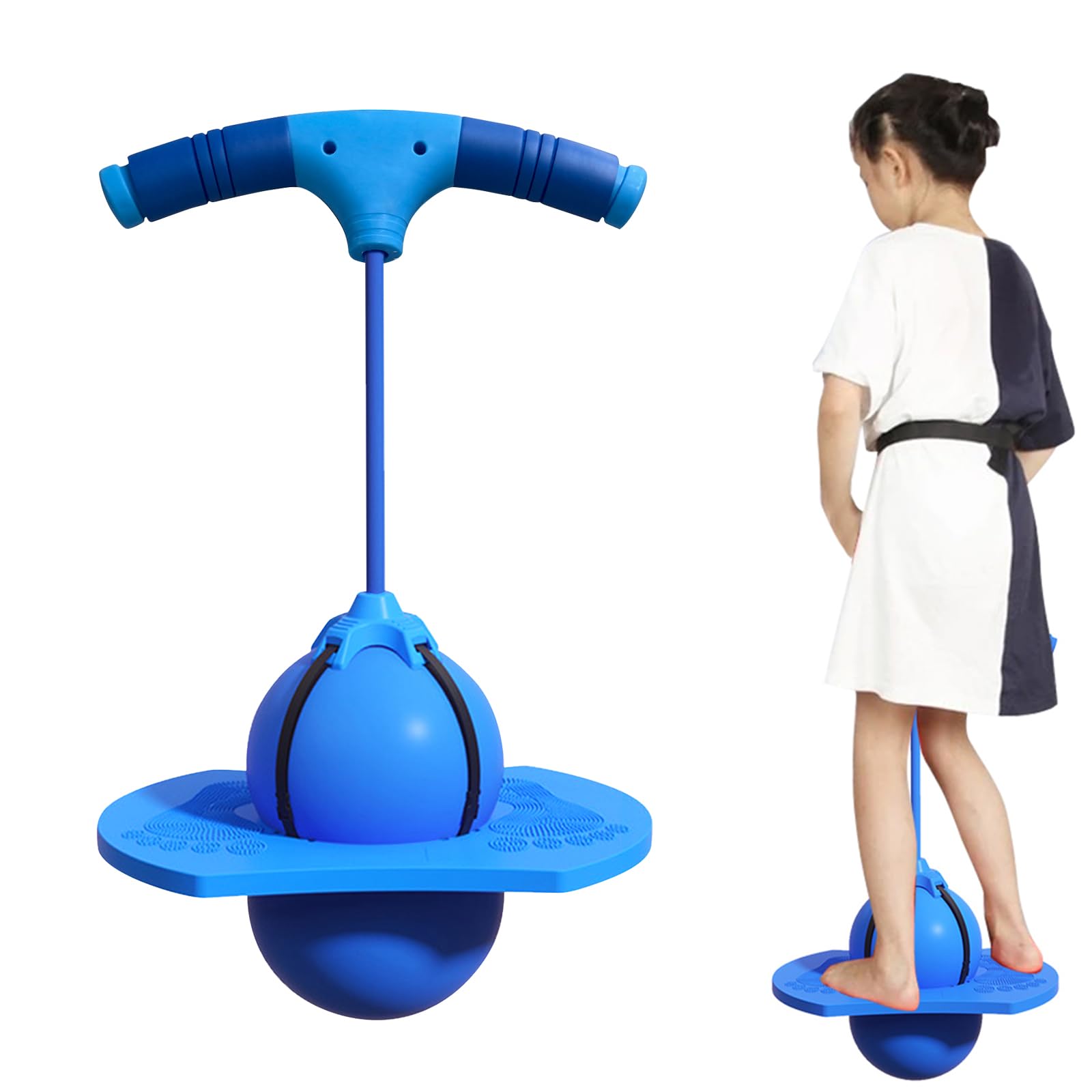 Pogo Jumper z uchwytem i pompką Bounce Jump Trick Board do