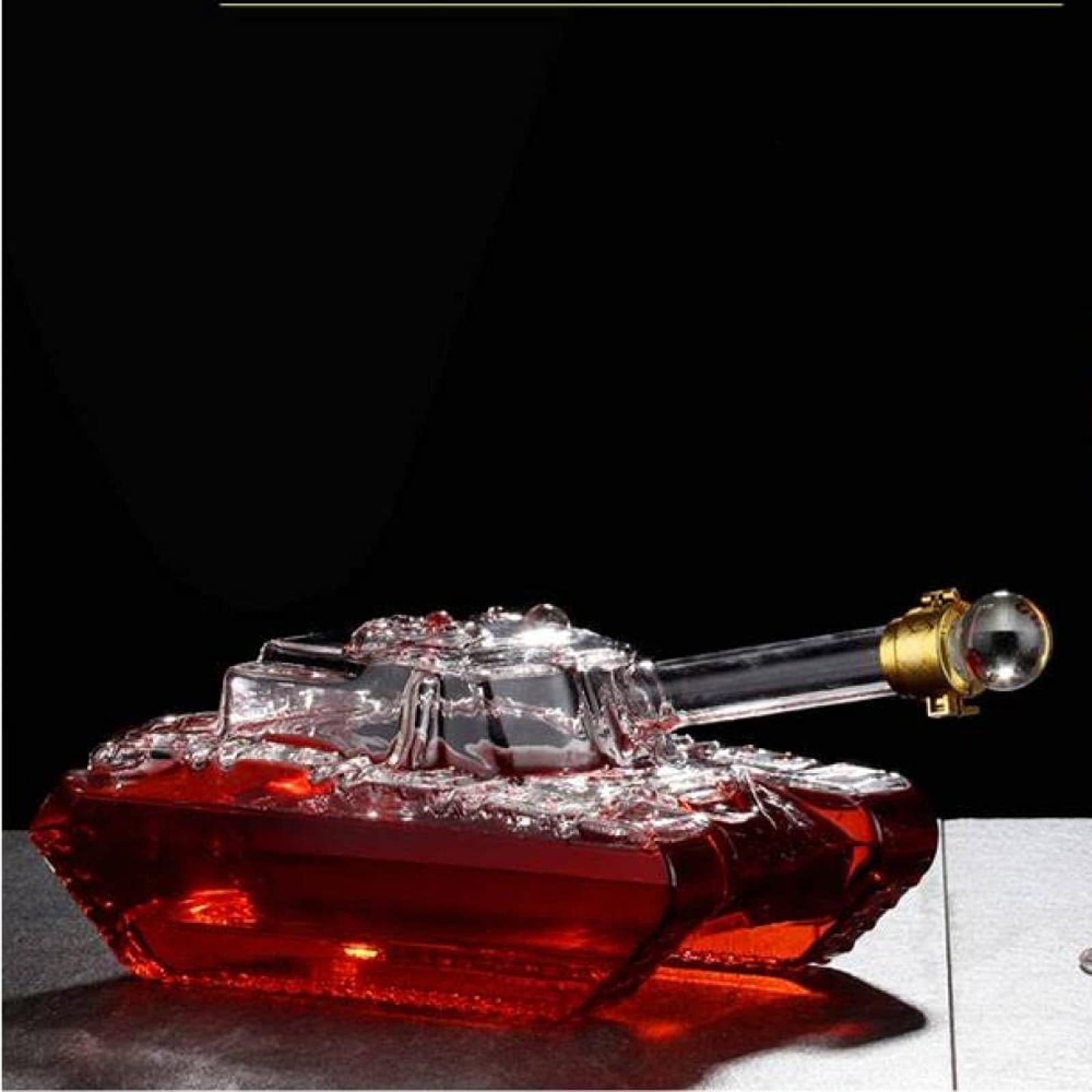 Decantador de whisky-decantador de vidrio soplado a mano-decantador de animales-decantador de animales de vidrio-decantador de alcohol-decantadores de animales para alcohol-1000ml/35oz, tanque