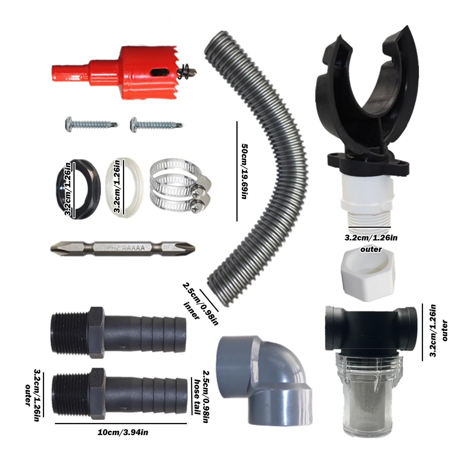 Regenanschluss-Set, Regenauffangsystem | Wasserauffangsystem