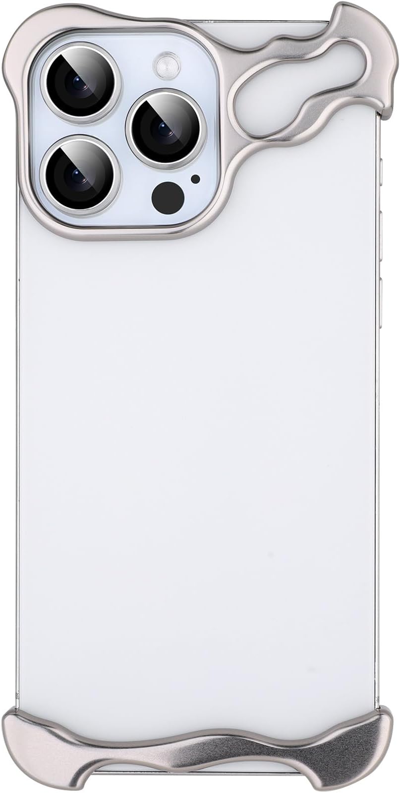Phone Case Compatible with iPhone 15 Pro Max Compatible with Lens Camera Protection, Frameless Minimalist Design, Extremely Highlighting Personality