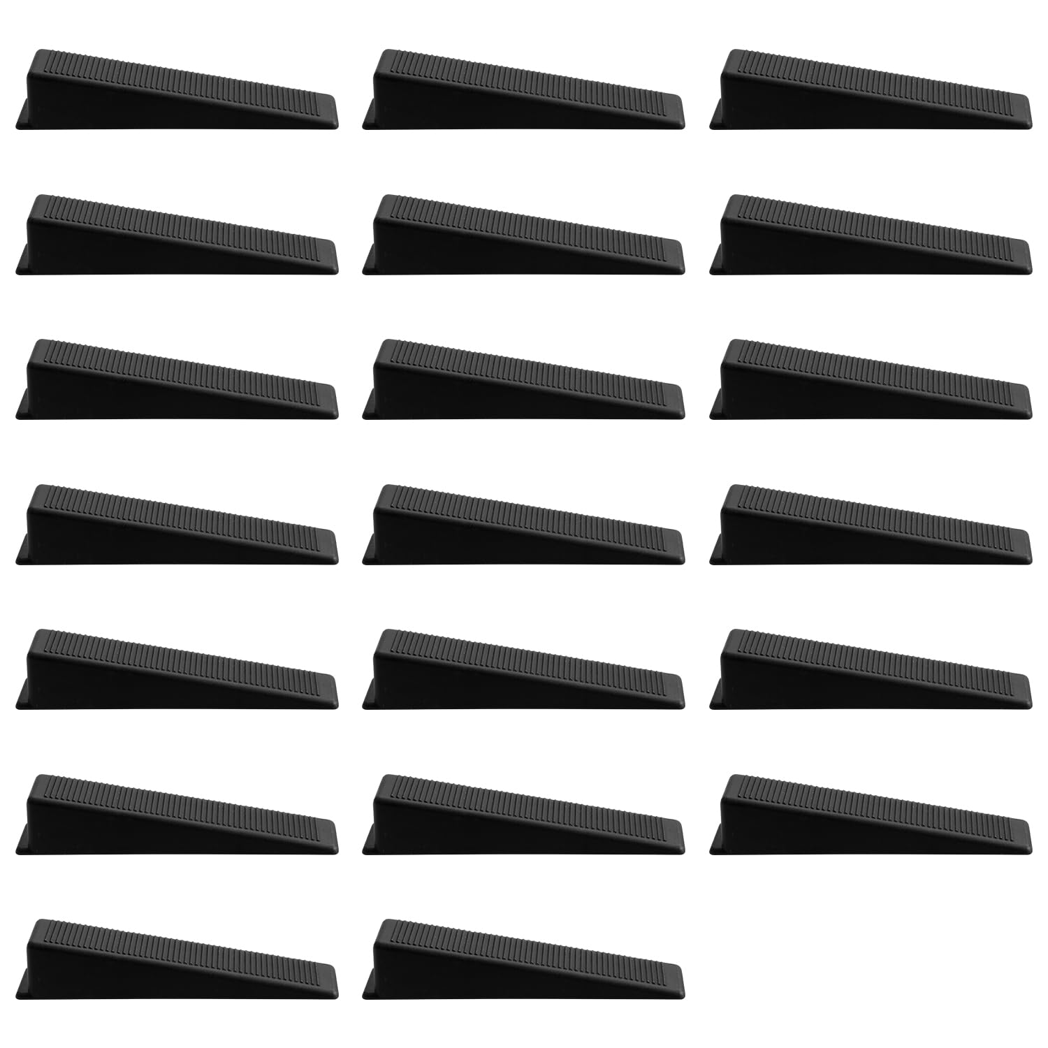 Gaomumu 20PCS Heavy Duty Fence Panel Wedges, Plastic Levelling Wedges, Fence Noise Elimination Pad, Noise Stoppers for Fences Garden, Tile Wedge for Repair, Laying Ceramic