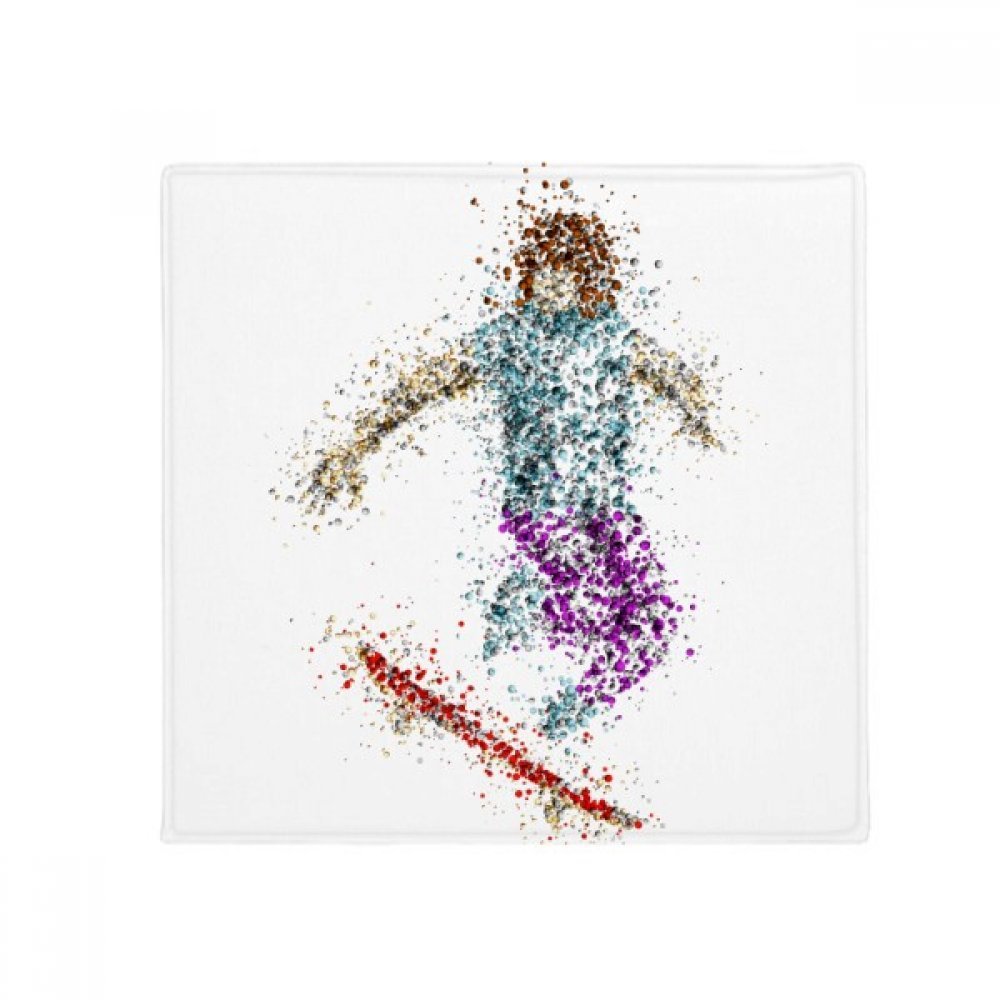 Tapis de ski de dessin animé antidérapant de 50x50 cm pour la cuisine et le salon