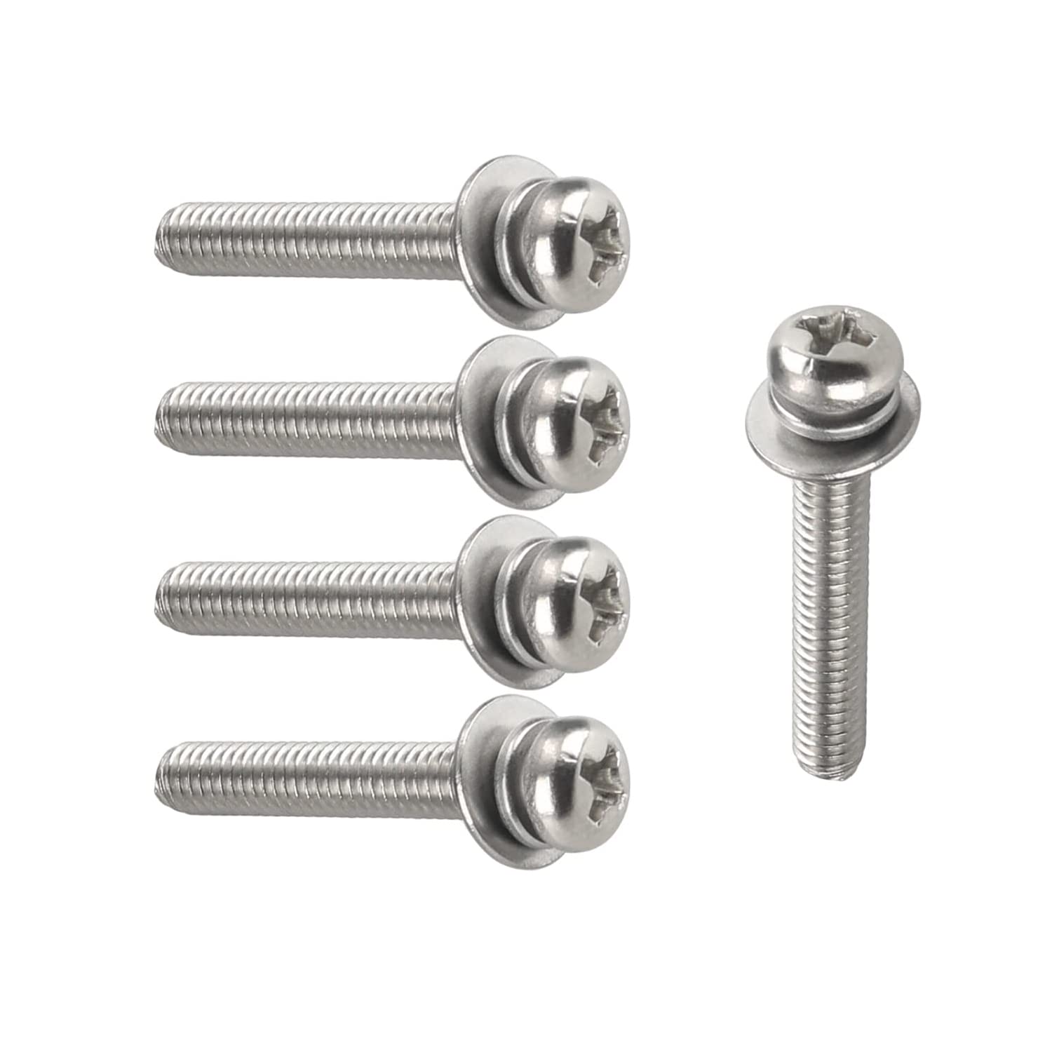 Viti Testa Tonda Phillips 8-32 X 1-3/4 Acciaio Inox 18-8 &ndash; Lotto Da 250 Pezzi