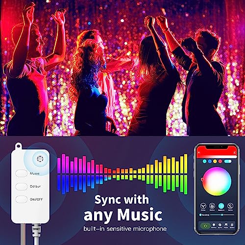 Guirlande lumineuse boule LED 10m RVB connectée avec télécommande - 3