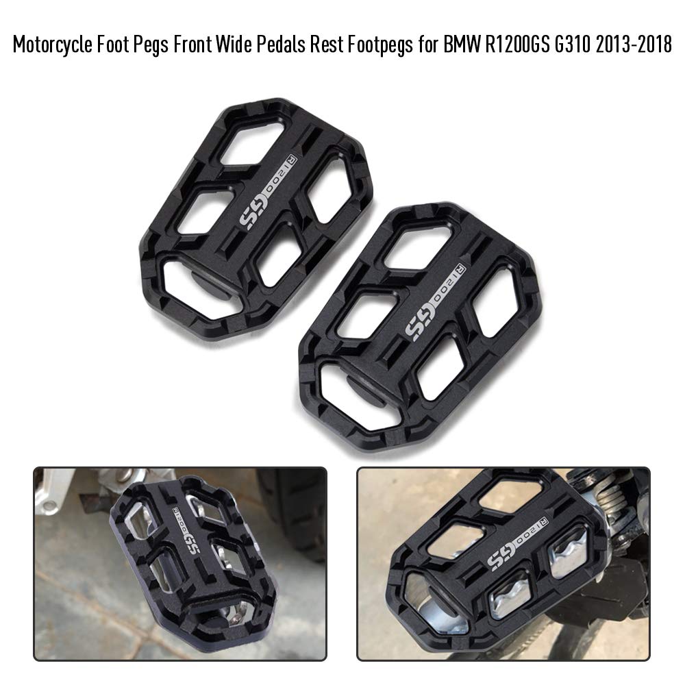 Poggiapiedi,Tickas Pedane Moto Pedane Anteriori A Pedale Largo Pedane Poggiapiedi Per Bmw R1200Gs G310 2013-2018