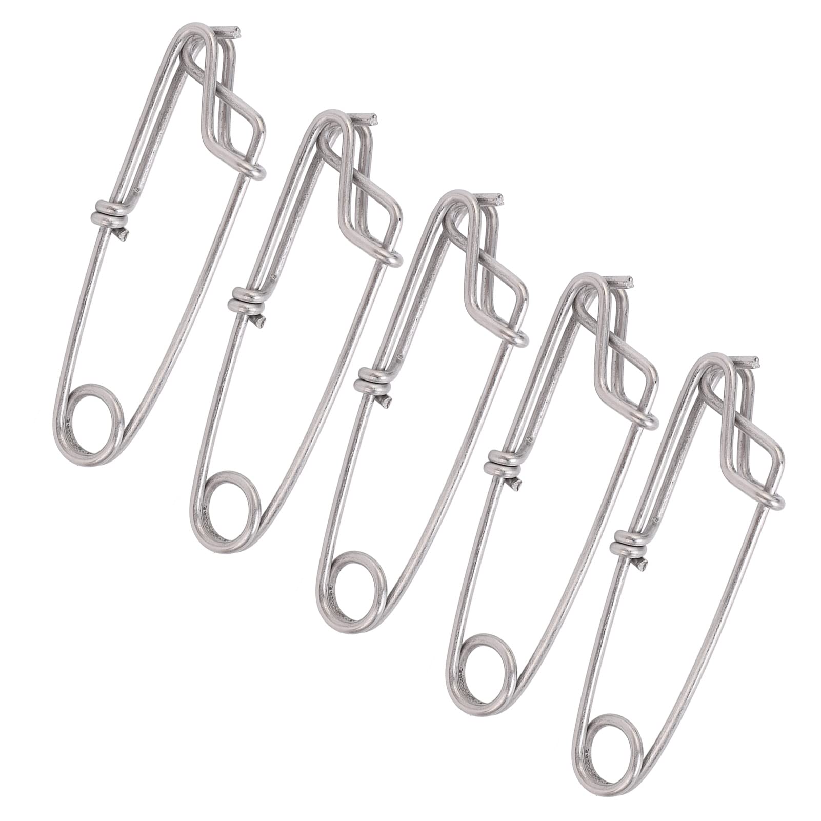 Longline Snap Clip, Anti Oxygen Gourd Shaped Rustproof Fishing Snap Clip for Freshwater (3.5 * 125MM)-image-22