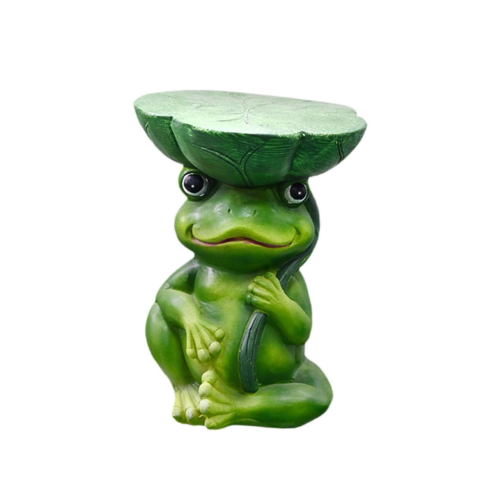 Frog Statue Garden Stool Patio Yard Art Animal Seat Gift for Family Holidays|Yard, Garden & Outdoor Living|Home & Garden|Statues & Lawn Ornaments-image-38