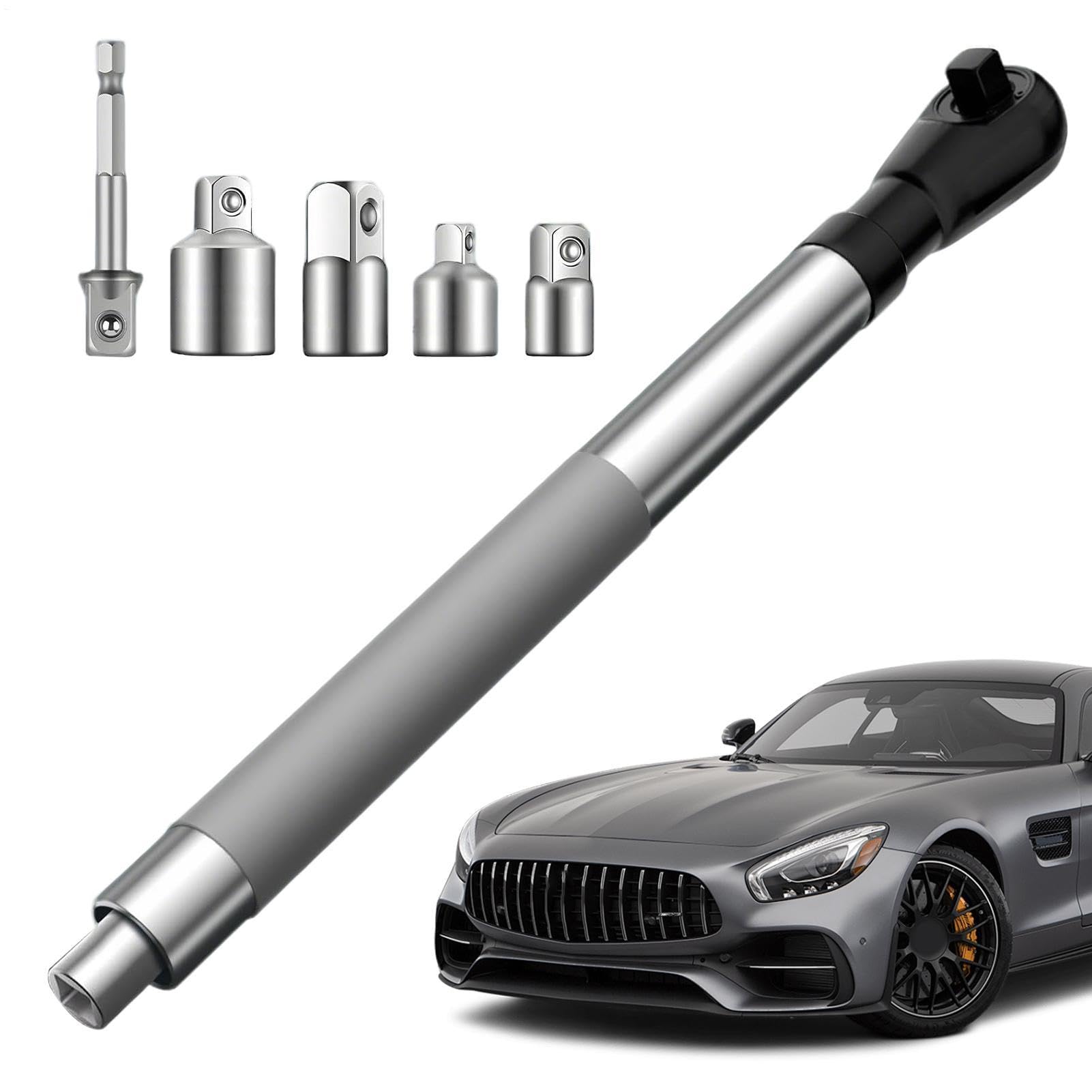 Clé À Rallonge 4 Adaptateurs Douille 1/2" Adaptateur Flexible