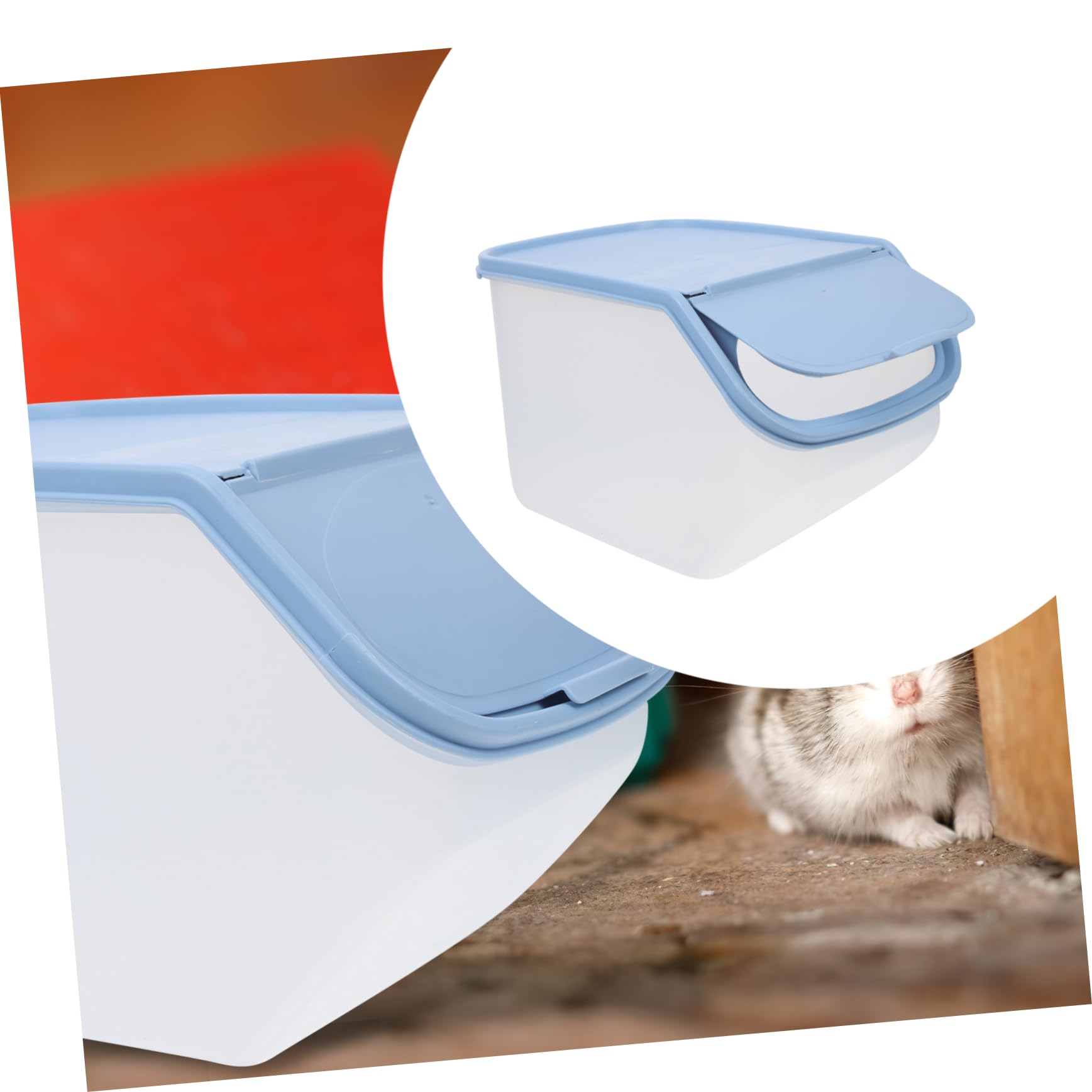 Hamsterbadezimmer Aus Pp-pe Sandbadebox Für Kleintiere Kompakt Und Leicht Zu Reinigen Für Hamster Und Chinchillas