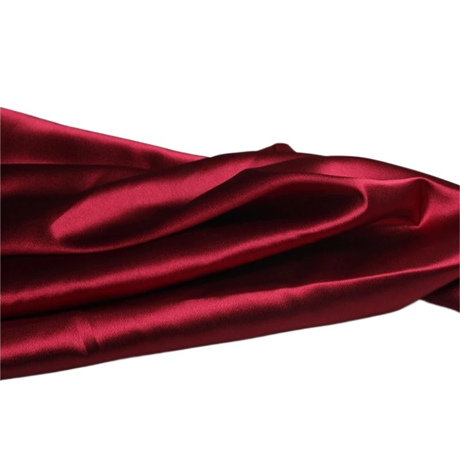 Tela De Raso Satin Tela de satén microelástica gruesa por metro for traje, vestido boda, costura ropa, imitación seda morera, tela alta calidad(Champagne)