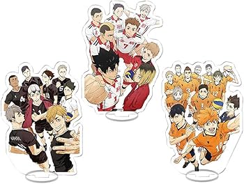 Amazon.co.jp: ハイキュー アクリルスタンド 烏野 音駒 稲荷崎 3点