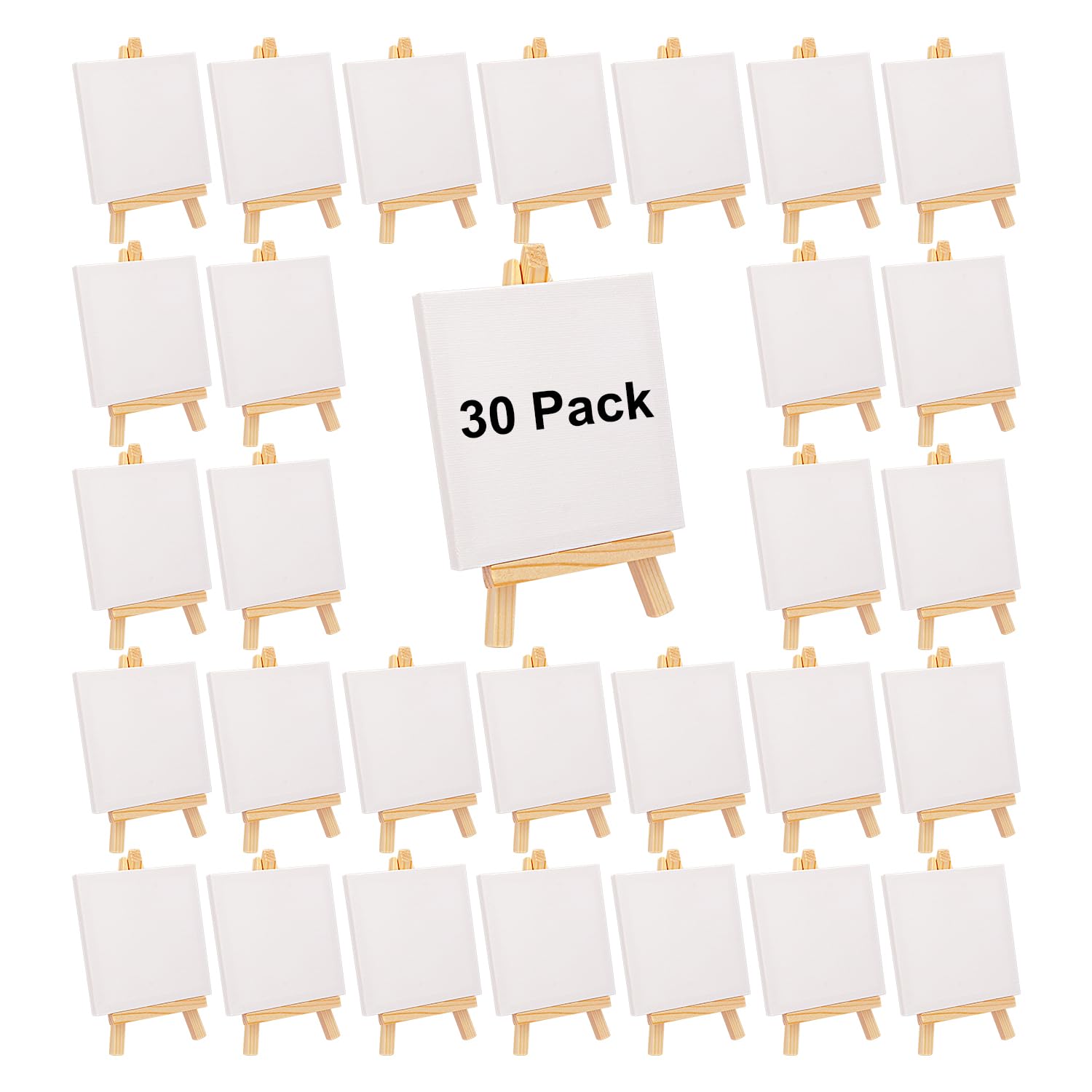 Amazon.co.jp: ミニキャンバス イーゼルセット 絵画用 卓上ミニ